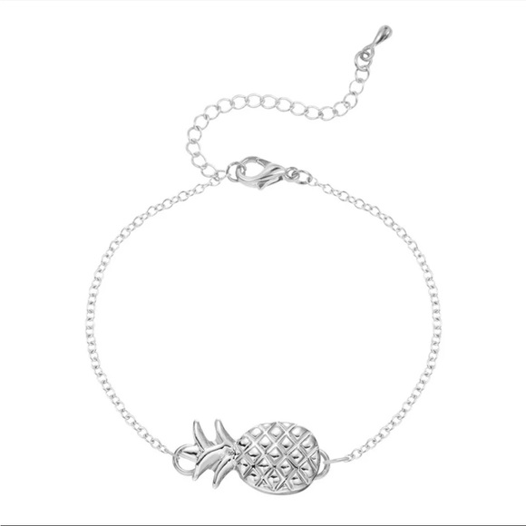 Gold Silver Pineapple Bracelet - Picture 2 of 2